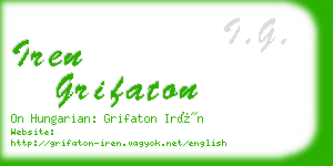 iren grifaton business card